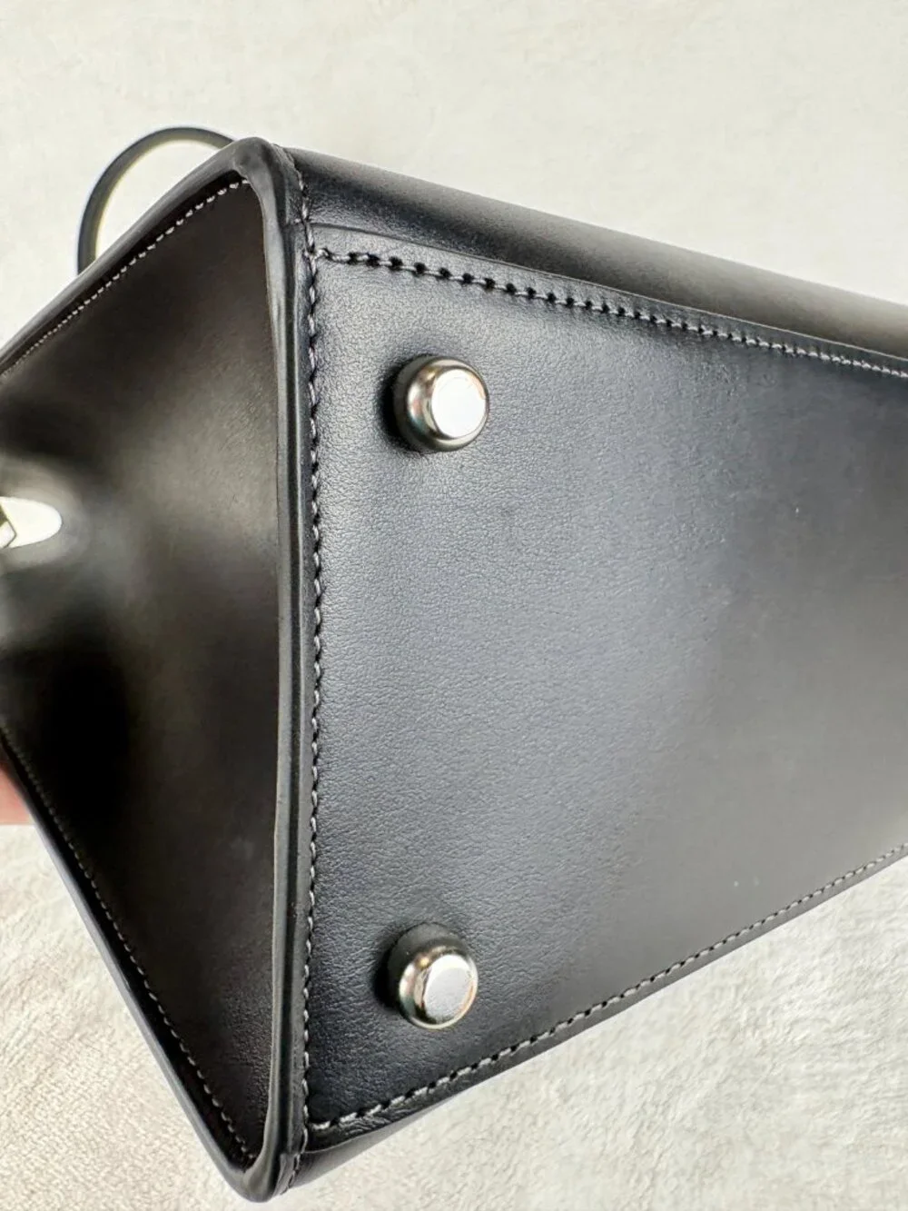 Coach NWT Nina Tote in Black Refined Leather - Picture 7 of 16